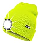 ✔ ELASTISCHE & UNIVERSELLE GRÖSSE: Diese wärmeren LED-Strickmützen für den Winter eignen sich für eine Vielzahl von Kopfgrößen für die meisten Kinder, Männer und Frauen mit hohem Elastizitätsgrad.