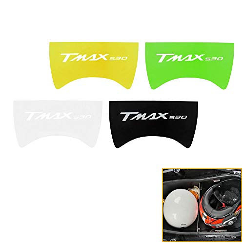 QIDIAN - Placa de Aislamiento de partición del Compartimiento de Equipaje Modificado para Motocicleta para Yama ha TMAX 530 T-MAX 530 Accesorios para portaequipajes 2017-2020 (Negro) Cover