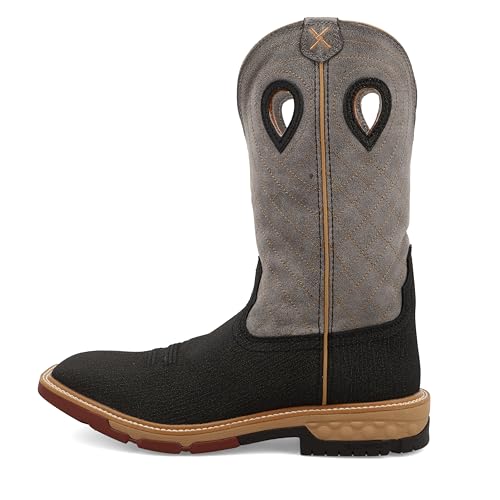 Image of Twisted X mens 12 inch Pull on Soft Toe Western Work Boot