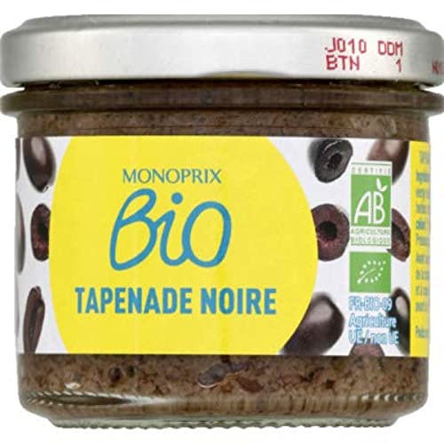 Monoprix Bio Tapenade Noire Bio, 100g