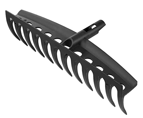 Fiskars Rechen-Kopf, 12 Zinken, Verbindbar mit Fiskars Solid Stiel