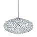 Produktbild EGLO Pendelleuchte Clemente, 1 flammige Hängelampe Modern, Elegant, Hängeleuchte aus Stahl und Kristall in Chrom, Klar, Esstischlampe, Wohnzimmerlampe hängend mit E27 Fassung