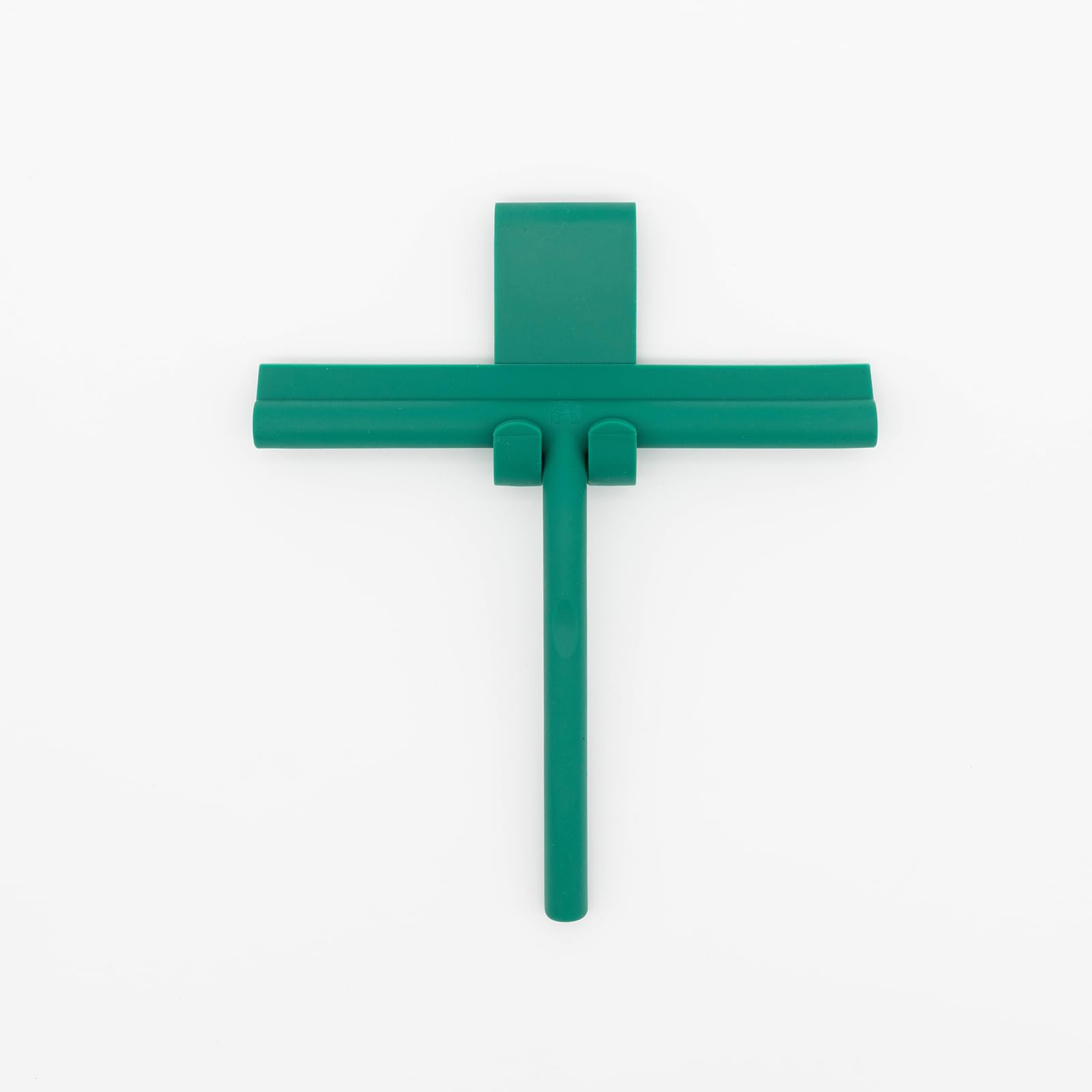 Kawentsmann Green Klara Silicone Shower Squeegee - Streak-Free Design Squeegee For Shower Cubicles & Smooth Surfaces - With Holder (Green)