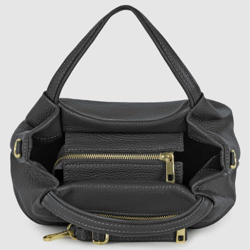 Italian Calfskin Top-Handle Bag
