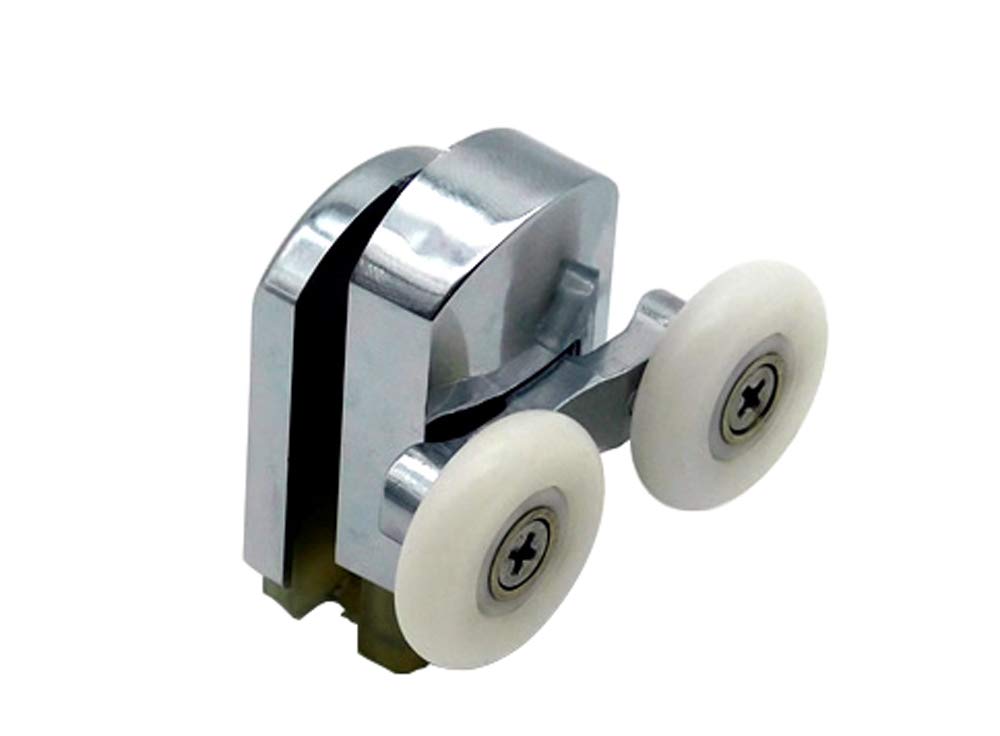 Shower Door Wheels | 23mm, or 25mm | Upper or Lower | Double Roller | ROLL033 (Lower Wheel (25mm))