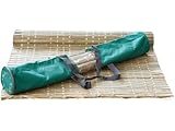 Rollo de caña con hilo de algodón HAYA 2,1 x 2,1 m - aglutinante de material natural - se entrega con bolsa protectora de poliéster - Superficie: 4,41m²