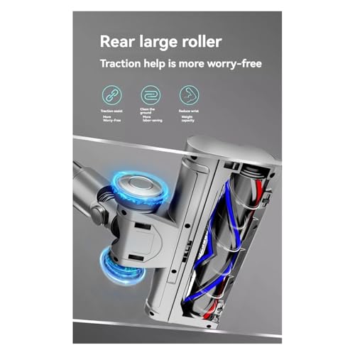 Tête de brosse rouleau souple Dyson V12 protégeant le parquet avec LED