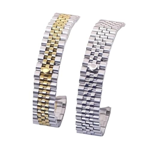 Bracelet de montre acier 20mm compatible Rolex Datejust 904L - 2