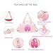 SEHXIM Cute Ballet Dance Bag Tutu Dress Dance Bag Gym Travel Duffle Bag for Girls Waterproof Small Duffle Bag Ballet Bags.(Purple)