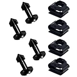 NPSNGSJY 91501-SS8-A01 Engine exterior Cover Stay Grommet and Stud Kit Compatible with Honda Clips