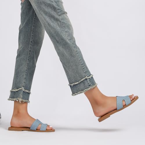 Image of Stratuxx Kaze Women's Open Toe Flat Dress Slide Sandals