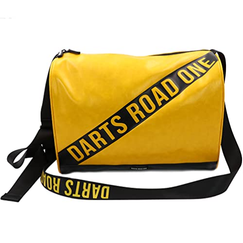 CUESOUL Darts Road ONE Oil Wax PU Leather Gym Duffle Bag/Casual Chest Bag/Travel Laptop Backpack