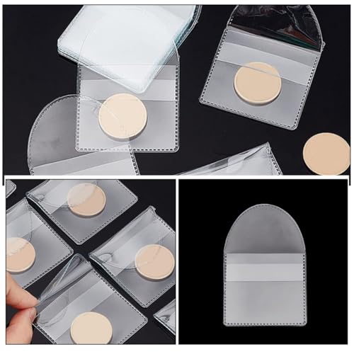 100Pcs Coin Money Holders Transparent Coin Pouches for Coin Collection Coin Storage Bags for Collectors and Souvenir Preservation4