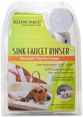 Rinse Ace Chrome Metal Sink Faucet Rinser