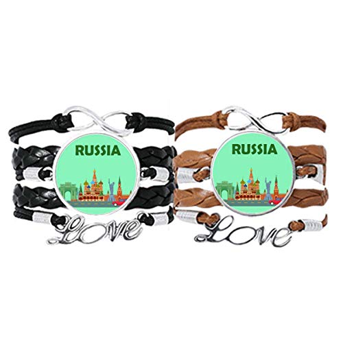 Bracelet en cuir Kremlin Russie graffiti par DIYthinker pour style unique