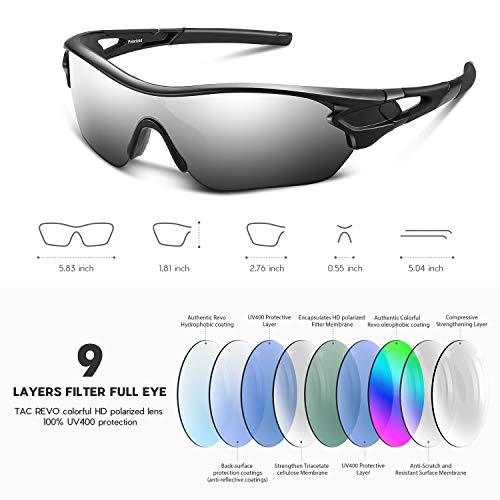 Image of BEACOOL Polarized Sports Sunglasses for Men Women Youth