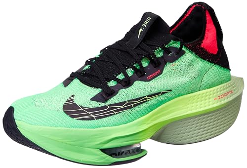 Nike Mens Air Zoom Alphafly Next% Fk 2 Running Shoe, SCREAM GREEN/BLACK-BRIGHT CRIMSON, 10 UK (11 US)
