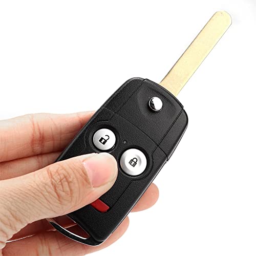 Clé de voiture pour MDX 2007-2013 Kikumi télécommande 3+1 boutons puce 46