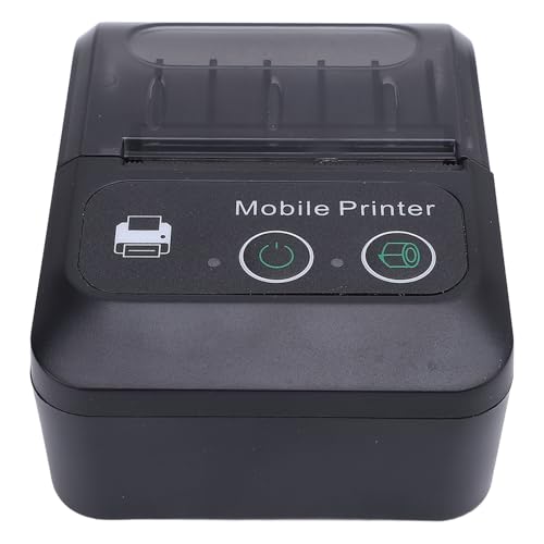 Zopsc Bluetooth Receipt Thermal Printer for Small Business, 203dpi Resolution 50 to 80mm S Print Speed, 58mm POS Receipt Printer for Clothing Industry Convenience Stores