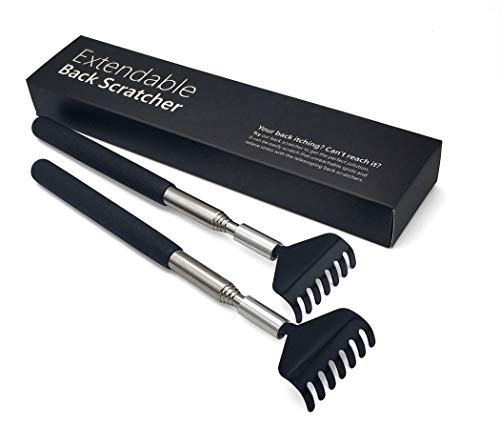 Back Scratcher, Extendable Telescope Back Scratchers for Men, Metal Telescoping Backscratcher for Relieve