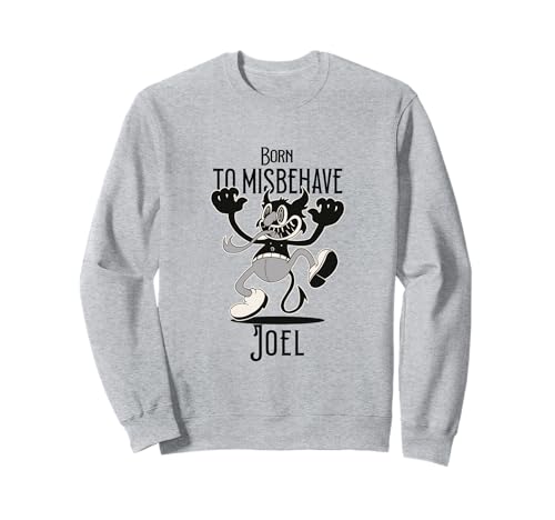JOEL - Cool Boy Name with cute Devil - Born to Misbehave g[i[