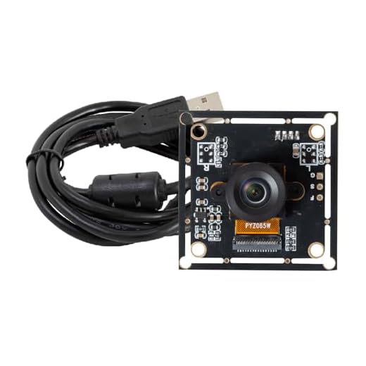 Arducam Telecamera USB mono con otturatore globale da 100 fps, webcam 720P OV9281 con lente M12 a bassa distorsione per computer, laptop, Android e Raspberry Pi