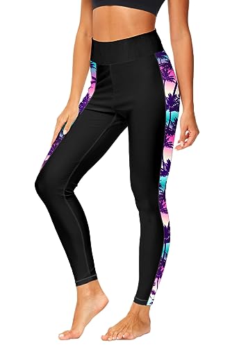 Women's Swimming Leggings Water Sport Pants Tummy Control Full Coverage