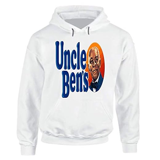 Uncle Bens ris logotyp retro mat huvtröja.
