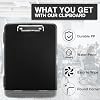 Sooez Clipboard with Storage, Clip Board 8.5 x 11 with Pen Holder, Plastic Organization Case Box for Letter Legal A4 Size Paper, Low Profile Clip, Nurses Teachers Must Haves, School & Office Supplies