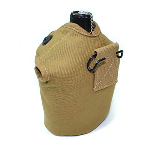 Reproduction 0.8L US Soldier WWII WW2 Canteen Cup and Cover Set
