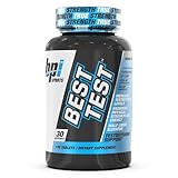 BPI Sports Best Test - Testosterone Booster for Men - Muscle Recovery, Testosterone Support Supplement, Natural Stamina, Energy Increase & Metabolism Support - 30 Servings
