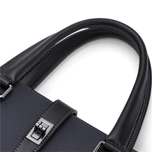 Briefcase Men's Business Large Capacity Leather Men's Handbag Shoulder Bag Crossbody Bag Business Bag4