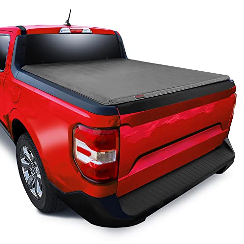 MaxMate Soft Tri-Fold Truck Bed Tonneau Cover Compatible with 2022 Ford Maverick | TCF371061