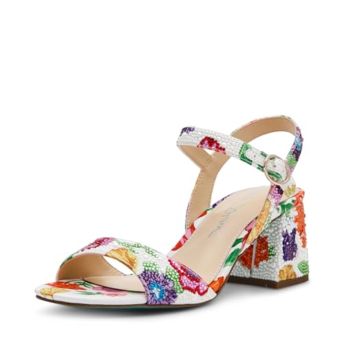 Betsey Johnson Womens Sb-Tamy Heeled Sandal Bright Multi 9