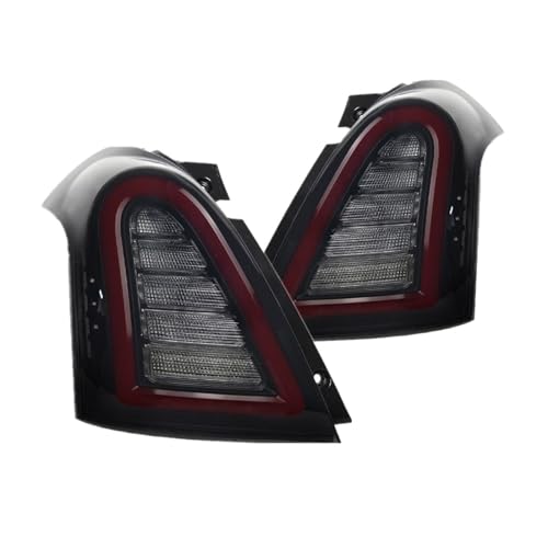 Feu arrière de voiture haut de gamme avec clignotant de frein durable pour signalisation, 2pcs