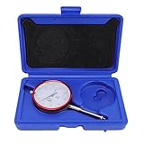 Sanpyl Dial Indicator, 0-20mm Range 0.01mm Accuracy Pointer Type Dial Indicator, for Machining and Industrial Applications