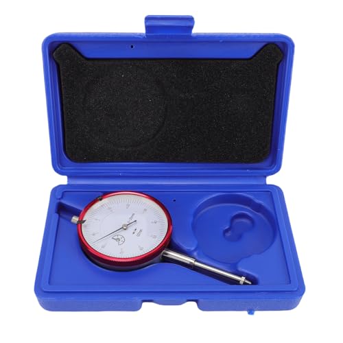 Sanpyl Dial Indicator, 0-20mm Range 0.01mm Accuracy Pointer Type Dial Indicator, for Machining and Industrial Applications