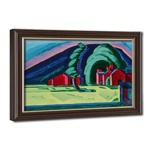 Illusion of A Prairie Oscar Bluemner toile suspendue pour habiller un mur vide facilement