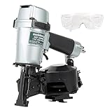 Metabo HPT Roofing Nailer, Pro-preferred Pneumatic Power Nailers in Roofing tools, Pneumatic Roofing Nailer for Asphalt Roofing Shingles, Nailer 16 Degree 7/8″ to 1-3/4″ Roofing Nails, NV45AB2