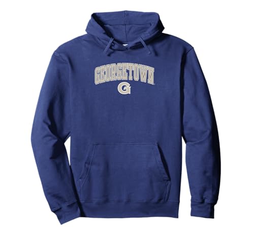 Georgetown Hoyas Arch Over Navy Officially Licensed Pullover Hoodie Small