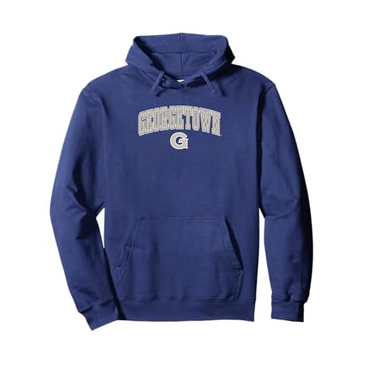 Georgetown Hoyas Arch Over Navy Officially Licensed Pullover Hoodie