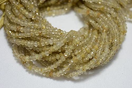 Quartz rutilé doré de haute qualité pour la création de bijoux élégants