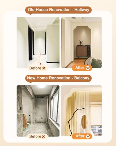 Moldura para puerta con kit de arco de bricolaje fácil de instalar 4