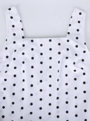 Image of Women's Printed Midi Dress, Square Neck, Sleeveless, A-Line Fit, Casual Summer Wear