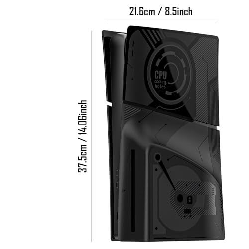 Painel 4 + 1 para PS5 Slim Disc e Digital Edition, Painel de acessórios de capa PS5 Slim, Substituiç
