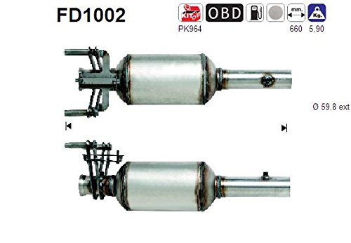 as fd1002 hollín filtro de partículas