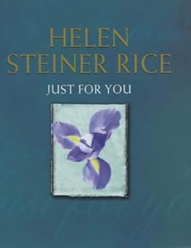Hardcover Just for You by Helen Steiner Rice (2001-10-04) Book