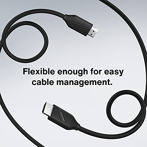 4K Hdmi Cable 2 Pack/3.3Ft, Ivanky Hdmi 2.0 Cable With 18Gbps High Speed, 4K@60Hz Hdr, 3D, 2160P, 1080P, Ethernet, Hdcp 2.2, Arc, Compatible With Macbook Pro 2021 14/16 Inch, Uhd Tv, Pc, Ps5/Ps4, Xbox #TOP6