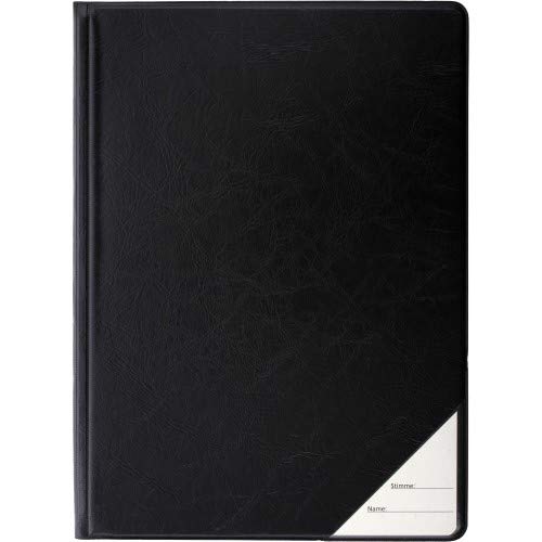 STAR 961a-20T-S Notenmappe (Chormappe) A4 hoch 20 Taschen schwarz