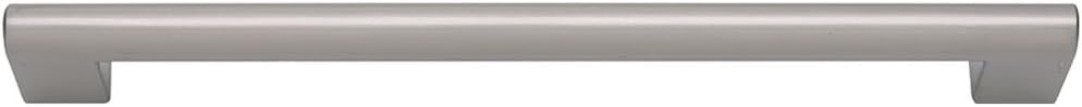 Atlas Homewares A829-BN 8-1/4-Inch Euro-Tech Collection Round Rail Pull, Brushed Nickel